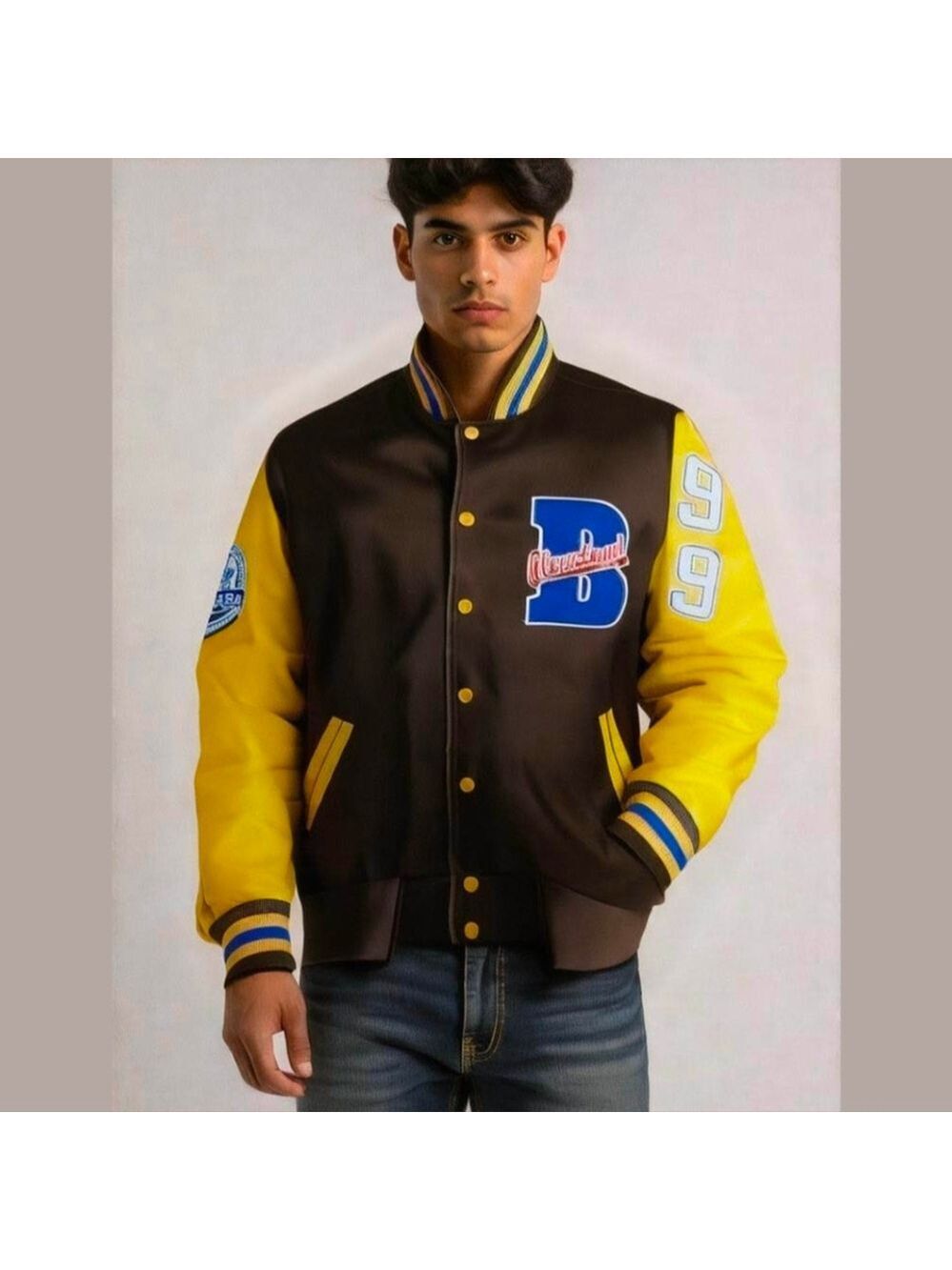 Headgear classics Cleveland Buckeye's Varsity jacket Size XL